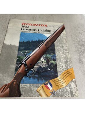 1985 WINCHESTER FIREARMS CATALOG, NEW MODEL 70 MINI - CARBINE SHORT ACTION